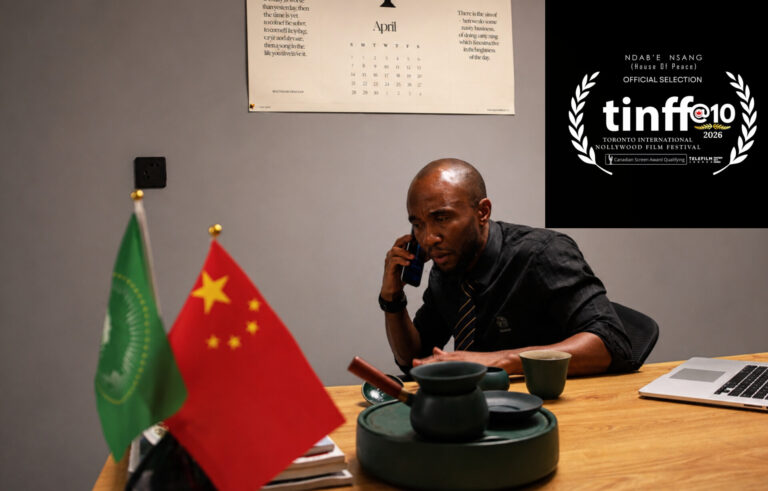 Administrator speaking on the telephone